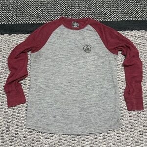 American Eagle Henley Long Sleeve Slub Tee Thermal Pullover Men’s L Casual Y2K